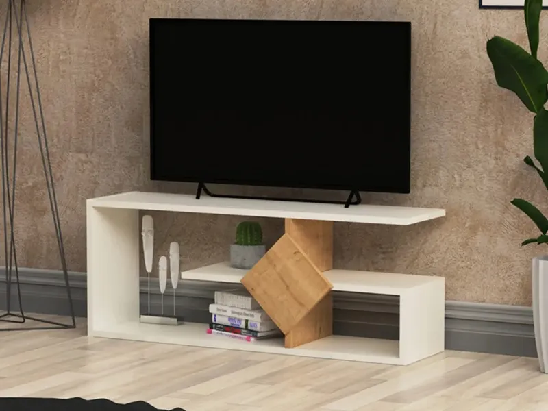 tv komoda belo hrast 2a