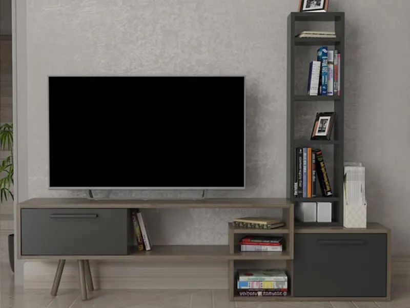 tv komoda i polica manzara 1a