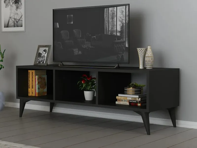tv komoda kent crna 1c