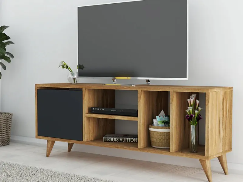 tv komoda mayer drvni dezen antracit 1a