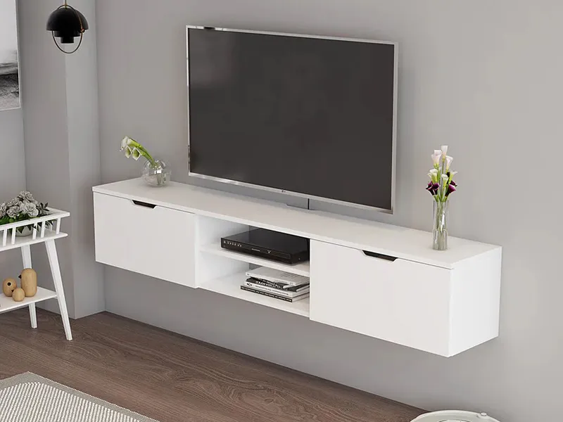 tv komoda zidna belo 3b