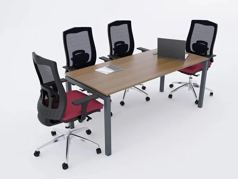 konferencijski sto metalne noge dezen 200 cm 2 1a