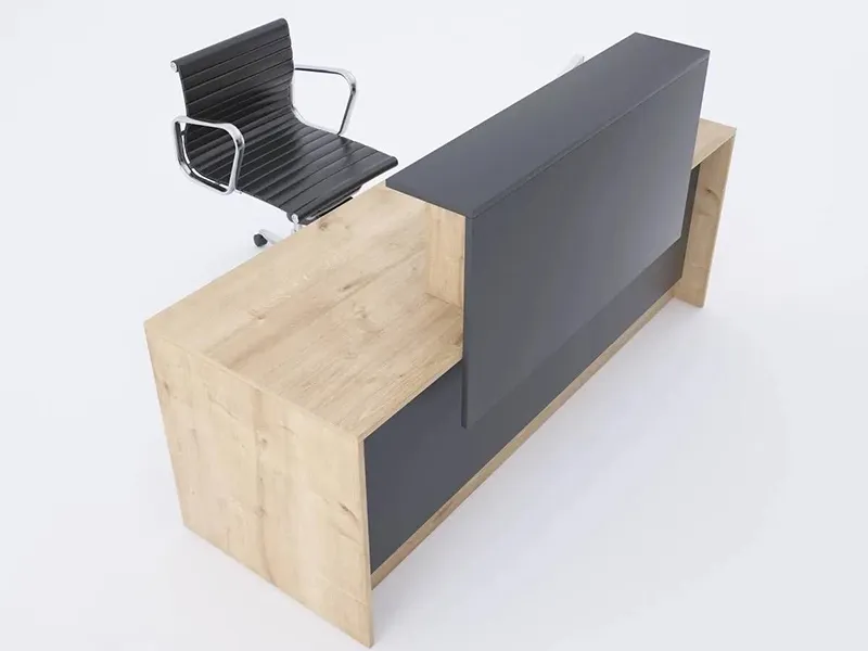 prijemni pult klupa antracit dezen 140 cm 1a