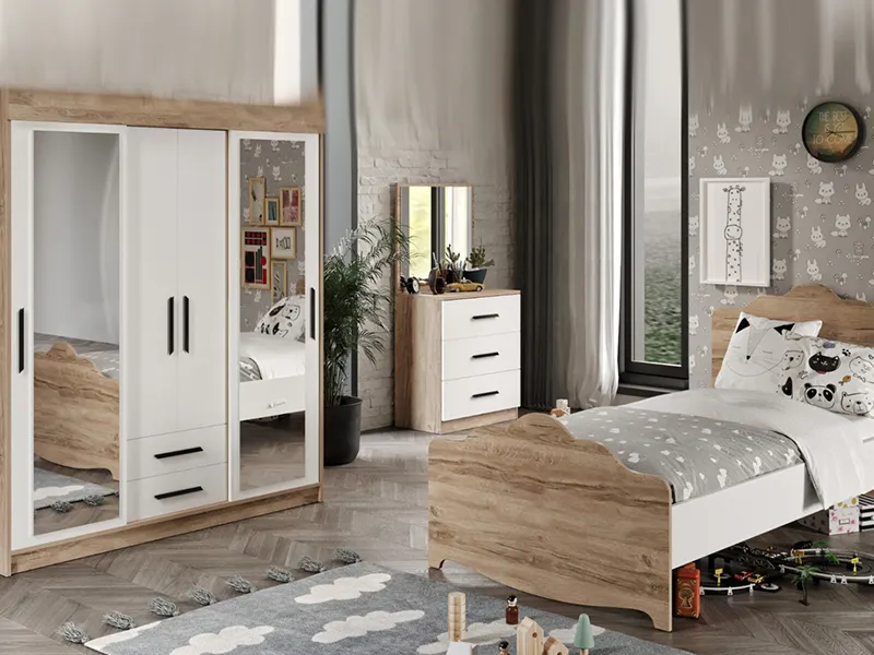 decija soba mdf af 11 svi elementi u ceni 1a