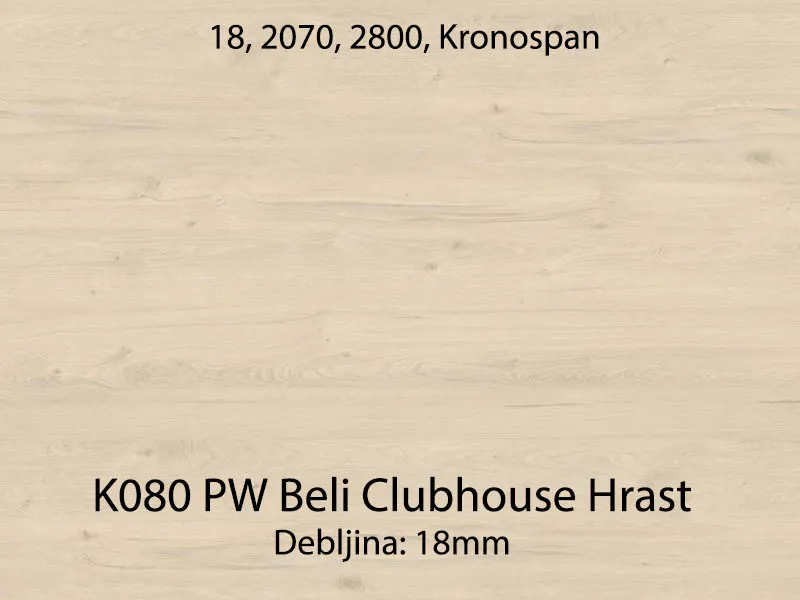 K080 pw beli clubhouse hrast jpg