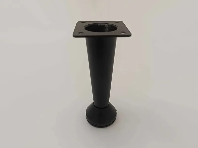 m1004 nogica podesavajuća crna 10 cm