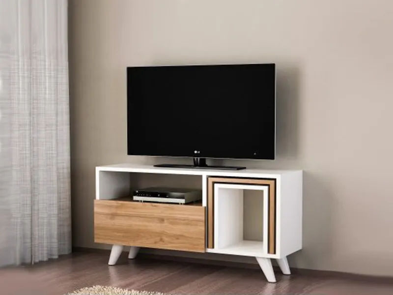 tv komoda nova belo hrast 3a